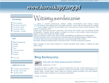 Tablet Screenshot of horoskopy.org.pl